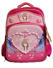Strawberry Shortcake Backpack, Girl's School Backpack Pink color hearth design
