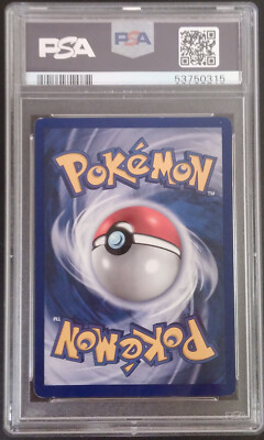 PSA 8 1st Edition Abra 43/102 Base Set Grey Stamp Gray Error