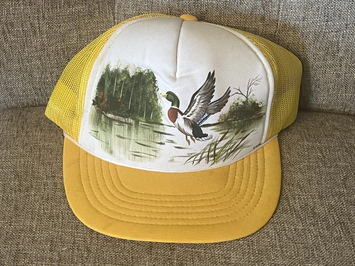 Vintage Duck Hunting SnapBack Adjustable Hat 100 Polyester