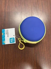 Pen+Gear Earbud Case Softshell Clip On Blue Backpack Charm (For Cordless/Corded)