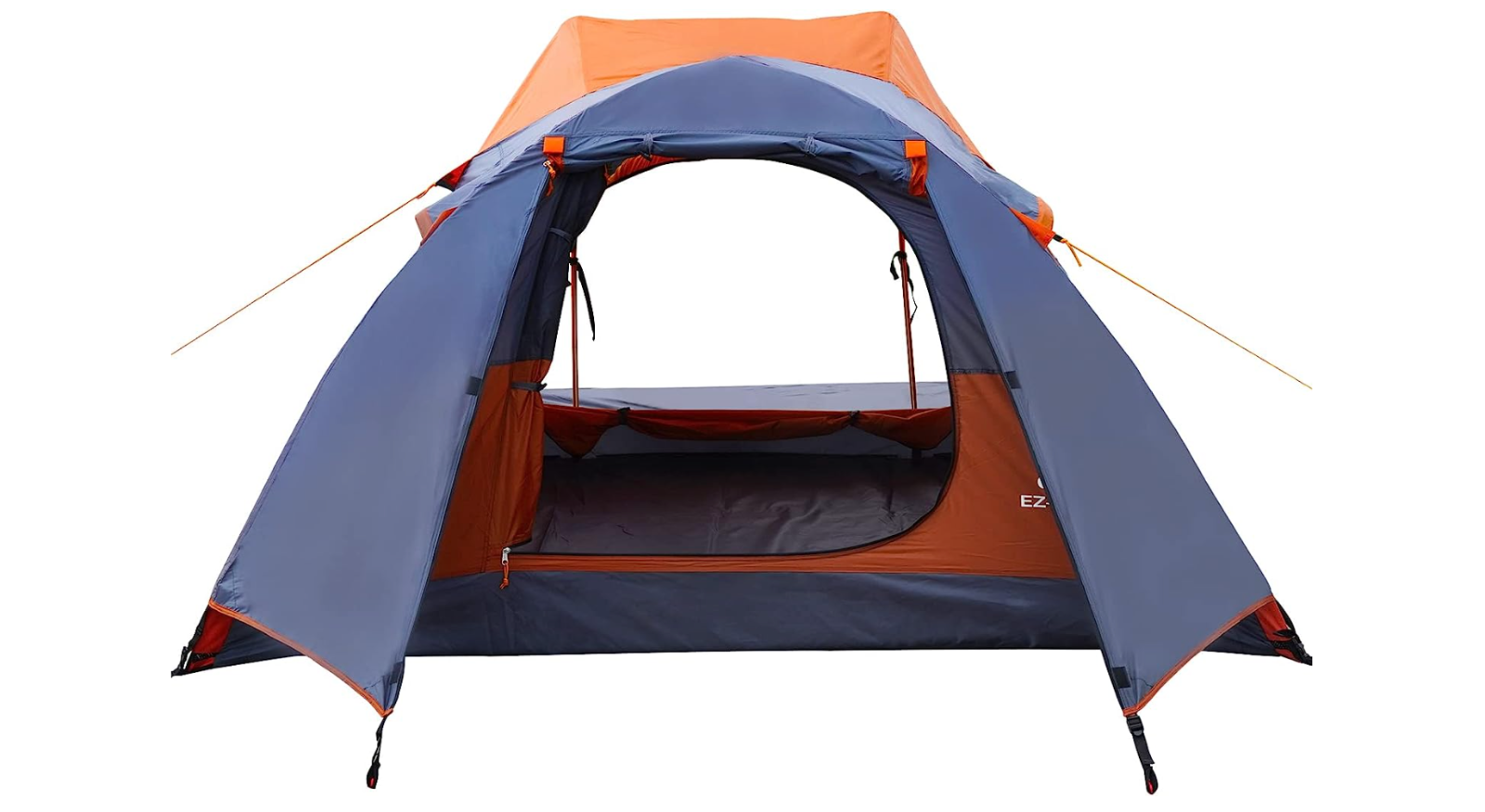 Camping Tent 2 Person, Aluminum Poles Tent with Bike Shed and Rainfly