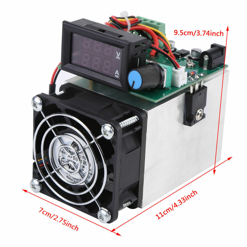 Electronic Load 0-10A DC 12V 100W Discharge Battery Capacity Testing ...