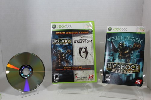 Bioshock & The Elder Scrolls IV Oblivion Combo - XBOX 360 - CIB ...