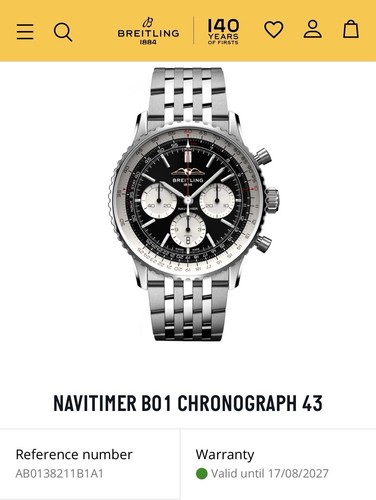 Breitling Navitimer B01 Chronograph 43 - Picture 11 of 11