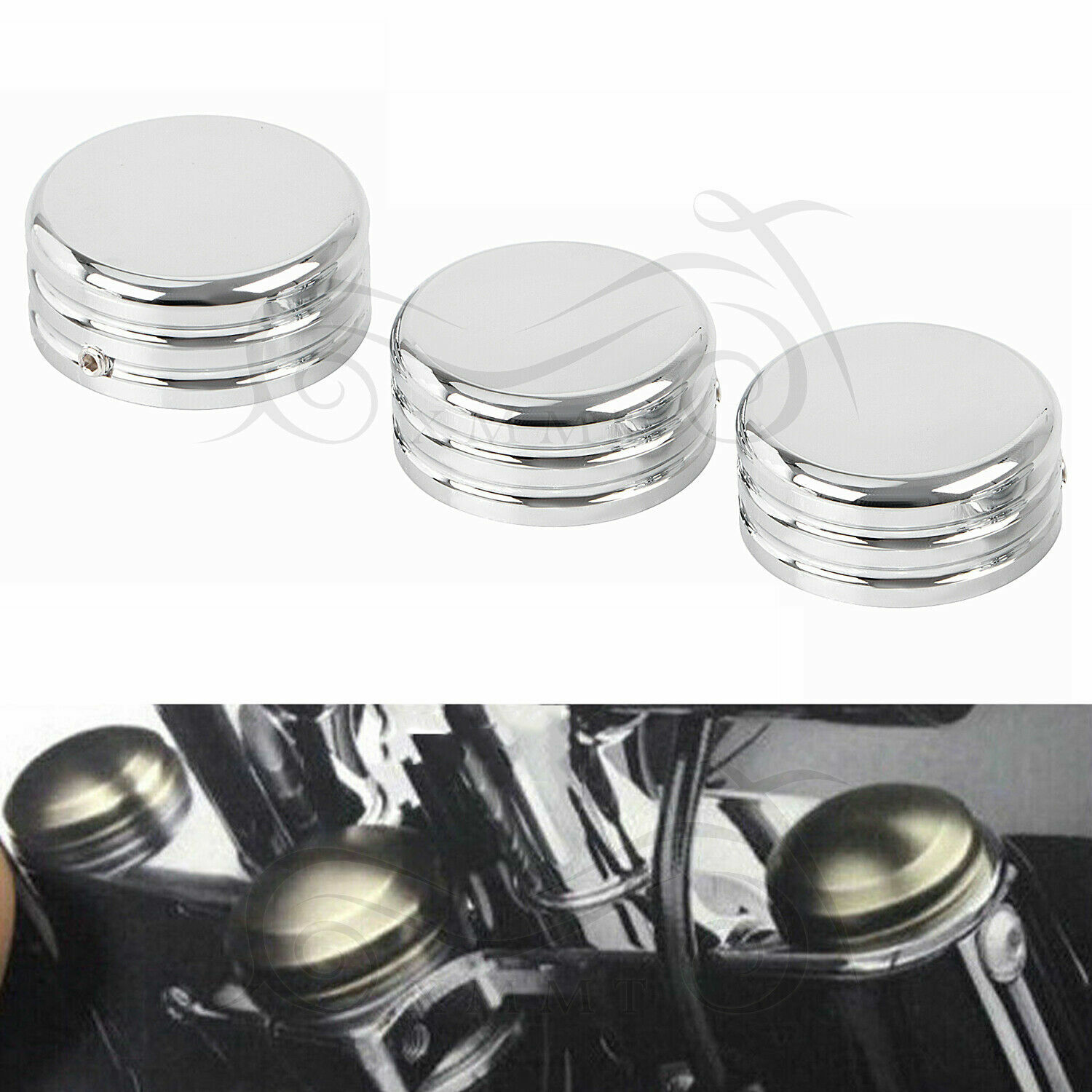 TCMT Motor Kontrollen Für Harley Sportster - Chrom Vorwärts Kontrollen Set