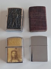 SET OF 4 LIGHTERS TYPE ZIPPO  - RARE !!!