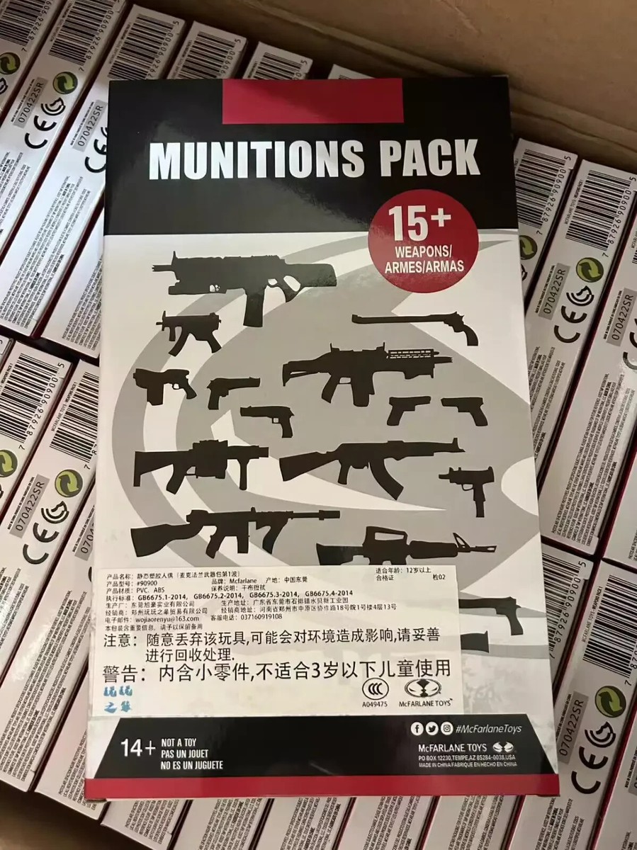 Pack Munitions McFarlane Toys - Armes à Feu Pour Figurines 7" 1.0 - Neuf
