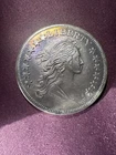 Bust/Flowing Hair Style 1 Oz. Silver Round - Vintage Toning