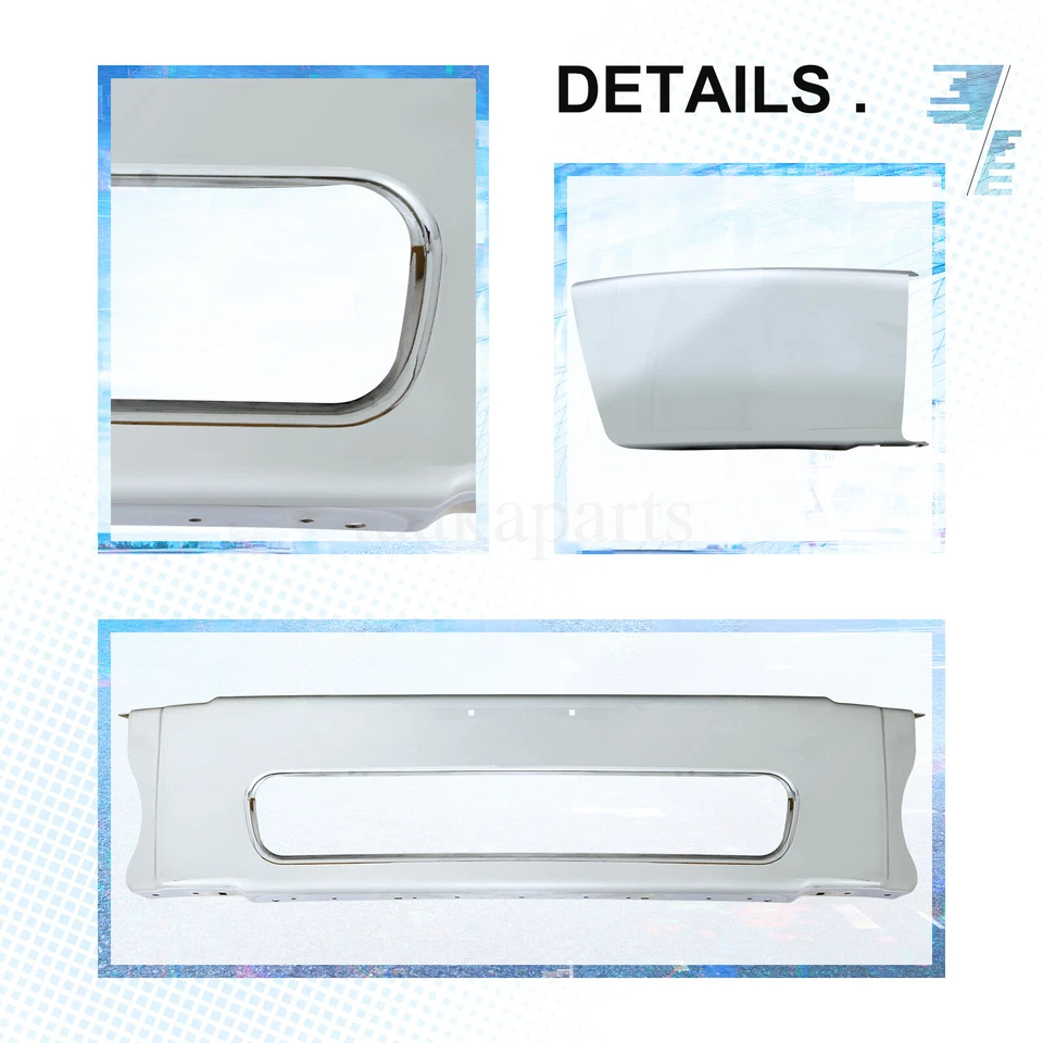 For 2003-2021 Freightliner M2 106 112 Bussiness Class Steel Front Bumper Cover Foto 3 de 4