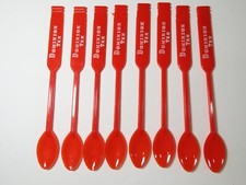 Swizzle Cocktail Sticks Spoon Canadian Whiskey 86 Proof Dominion 8 Vintage C2285