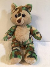 Build A Bear Camo Great Wolf Lodge Stuffed Animal Toy BAB 17