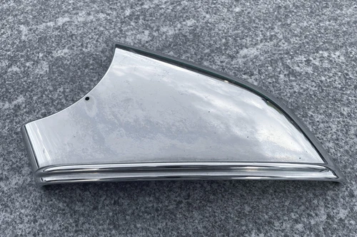 12-22 OEM TESLA model S left Side Mirror Cover Lower Holder Chrome 1676-1000