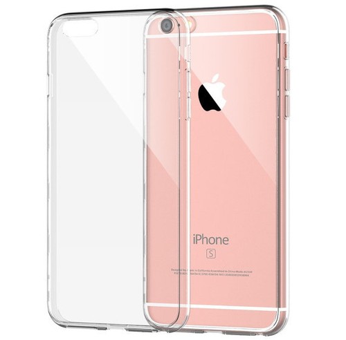 Ultra Thin Clear Crystal Rubber TPU Soft Case Cover For 5.5 iPhone 6 6s Plus USA - Afbeelding 1 van 8