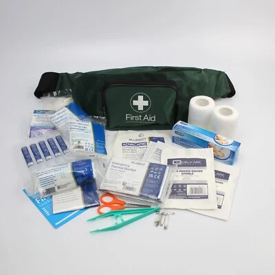 ADVANTAGE FIRST AID Horse & Rider First Aid Kit in Sturdy Bum Bag. Items for Both Horse & Rider.