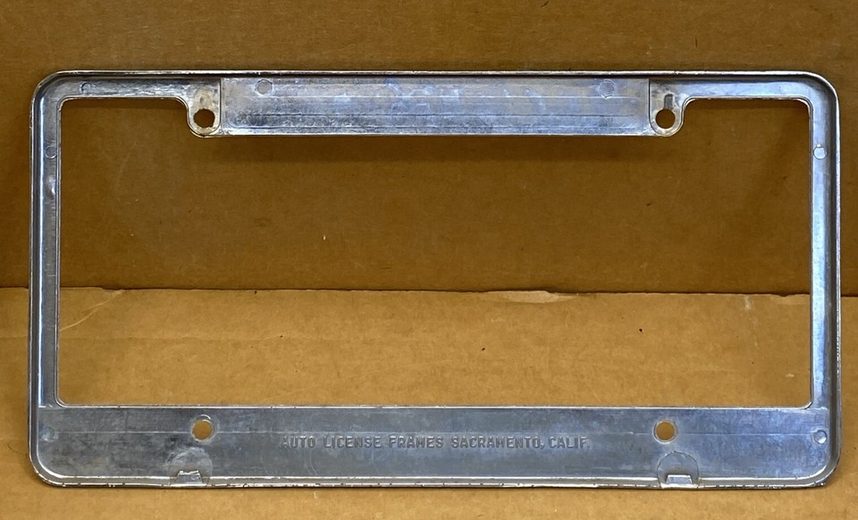 RARE “BRALEY & GRAHAM BUICK ( SACRAMENTO CA.) CAR DEALERLICENSE PLATE