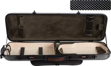 UK Fiberglass violin case Safe Oblong 4/4 M-case Black Point - Olive