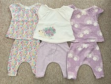 Baby Girls NEXT Up To 1 Month Trouser Sets Outfit Flowers Hedgehog GC