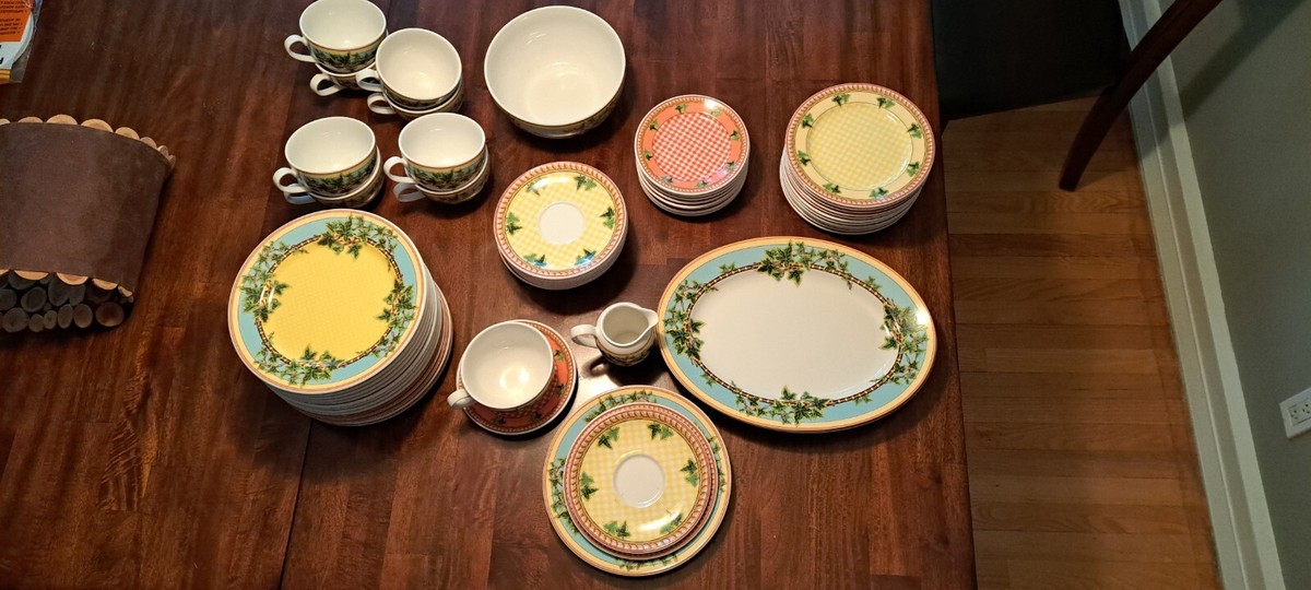 Versace Rosenthal Casual Ivy Leaves Passion! 58 Pieces! Germany