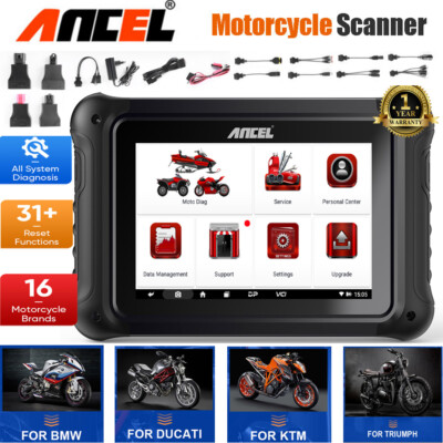 2025 ANCEL MT700 Motorrad Diagnose OBD2 Diagnosegerät Scanner Fehlerauslesegerät