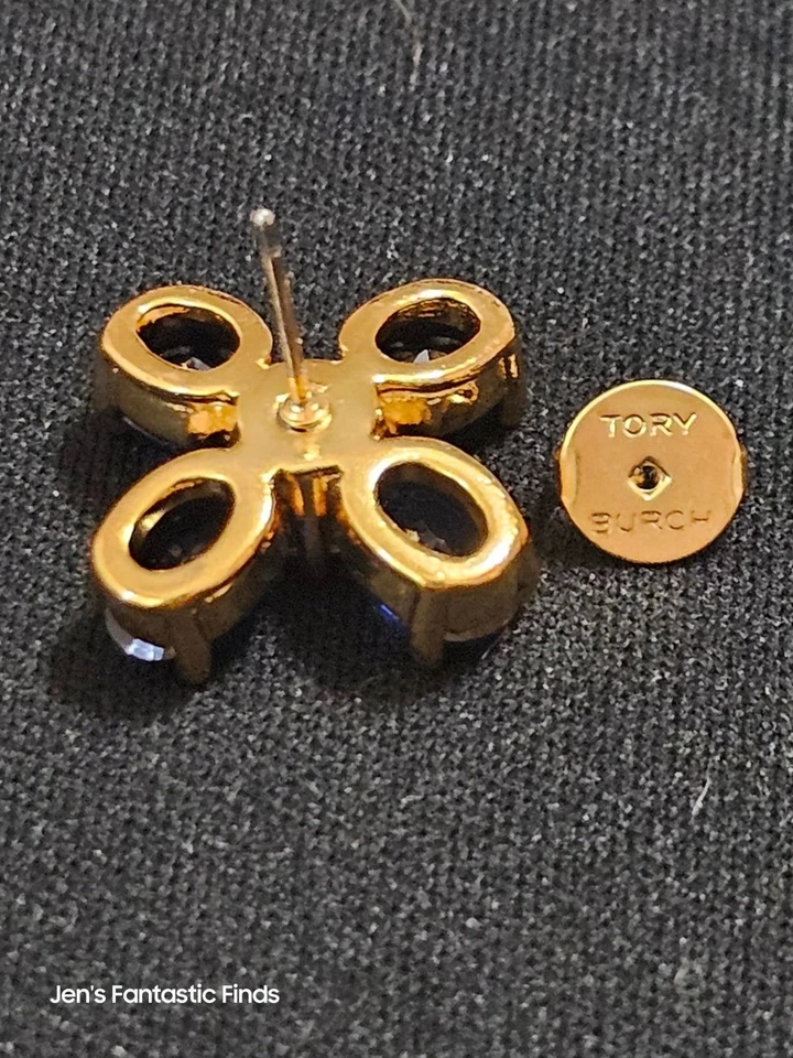 Pendientes Tory Burch Buddy Clover Nuevos Foto 4 de 4