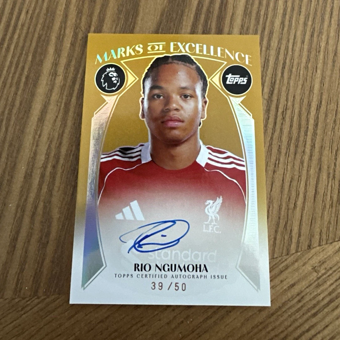 25+ Soccer Liverpool Serial Numbered Sports Trading Card Singles