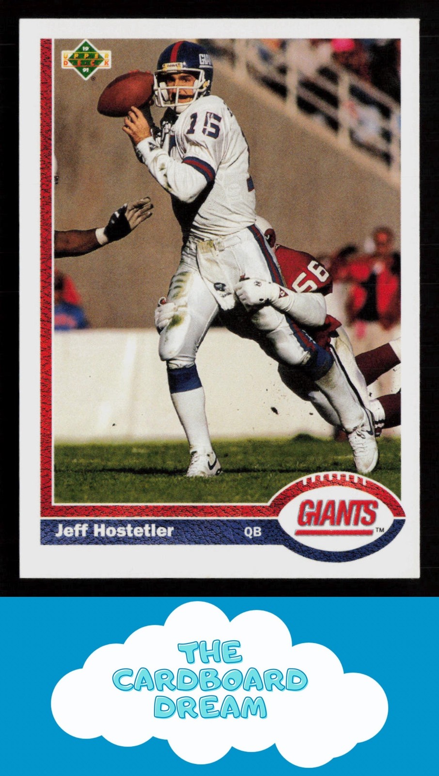 Jeff Hostetler 1991 Upper Deck #156 New York Giants