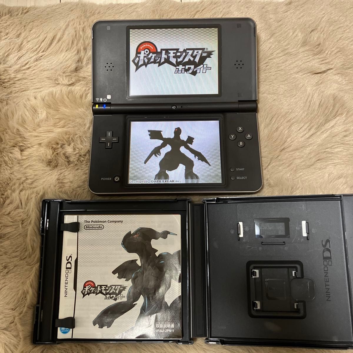 Nintendo DSi LL Dark Brown Console Pokemon Diamond Pearl Black