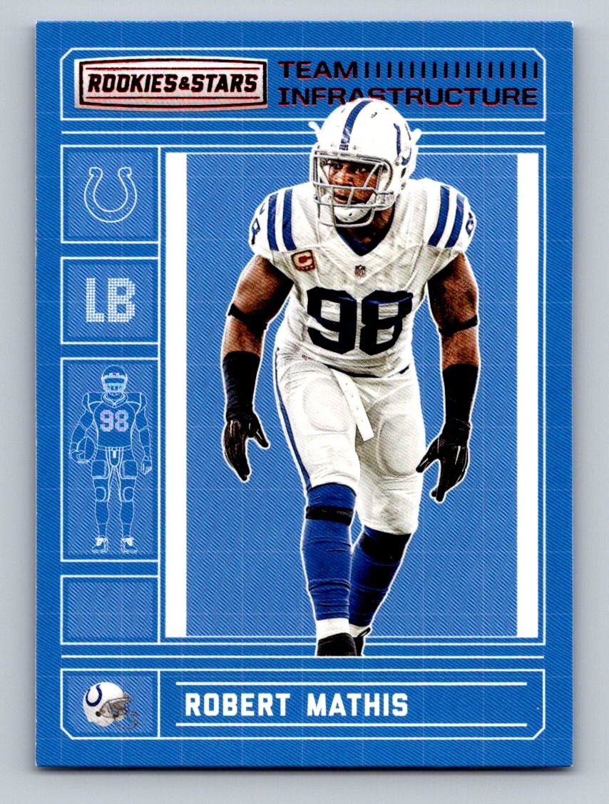 2016 Panini Rookies & Stars #24 Robert Mathis Team Infrastructure