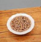 OOAK Bowl Of Sculpted Black Eyed Peas IGMA Jan Patrie Dollhouse Miniature 1:12 — photo 2