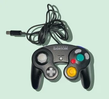 Nintendo GameCube NGC Wii 4X Black Wired Game Controller