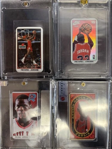 4 Card Lot Mini Michael Jordan Vintage Tobacco Chicago Bulls GOAT Nike Gatorade