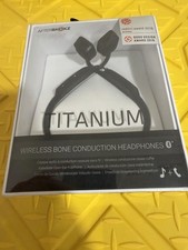 AfterShokz Titanium Bone Conduction Wireless Bluetooth Headphones Black