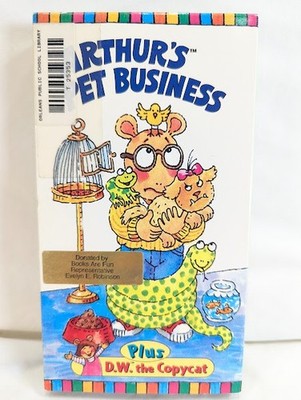Arthur s Pet Business Plus DW the Copycat Vintage 1990 VHS Children s Cartoon