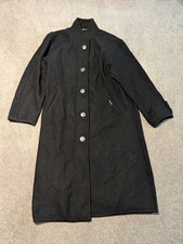 Geiger Coat Womens 34 Black Wool Austrian Jacket Collections Tirol Buttons