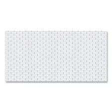 Pacon 57505 50 lbs. Bond 48" x 50' Fadeless Paper Roll - WHT Subway Tile New