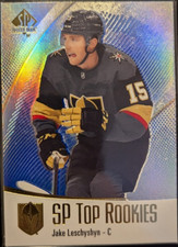 2021-22 Upper Deck SP Authentic #TR-28 Jake Leschyshyn Top Rookies Blue