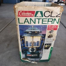 Vintage 1984 USA Coleman CL2 Double Mantle Lantern Model 288-700 w/ Original Box