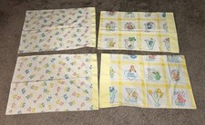 Vintage Care Bears Bed Pillow Cases Set of 4