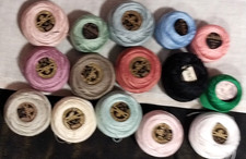 15x #12 perle cotton DM & , Anchor cross-stitch/needlepoint/tatting