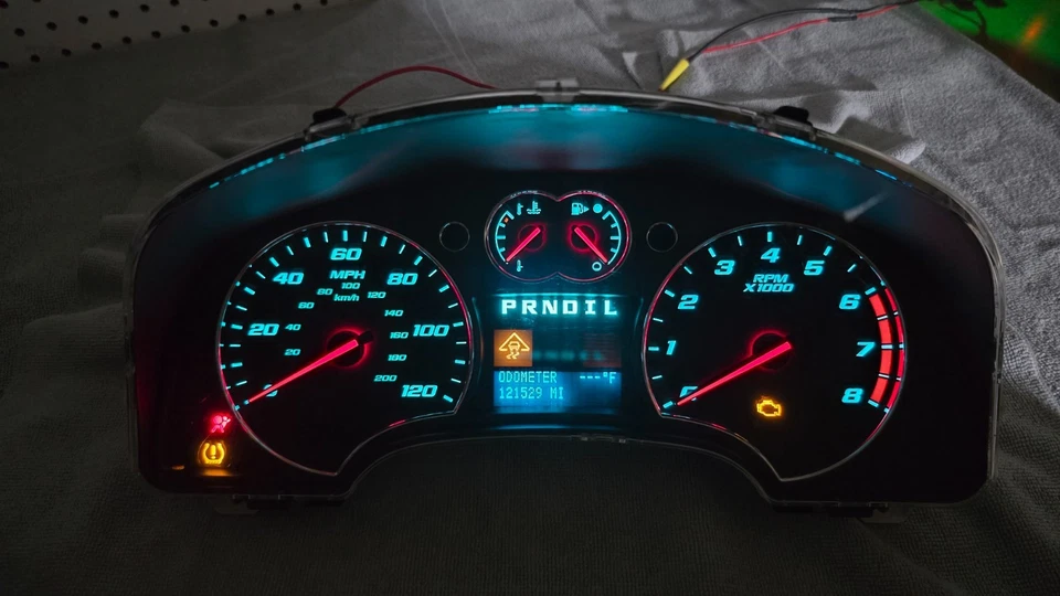 Chevy Equinox Gauge Cluster 2007-2009 Foto 3 de 4