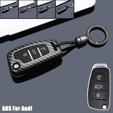 Funda Silicona ABS para Llave de Coche para Audi A3 S3 A4 S4 RS4 A6 S6 RS6 Q5 Q7 TT RS