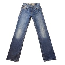 Ariat B5 Jeans Boys 16 Blue Slim Straight Leg Denim 10018338 Western Cowboy