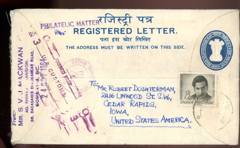 stamps-cover-India-Registered-1965