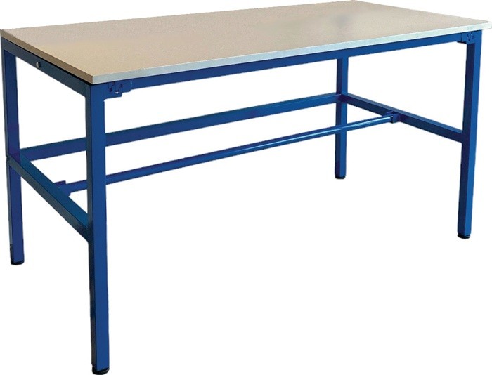 GEWA Packtisch B1600xT800xH850 mm Melaminharz Arbeitsplatte