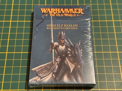 Warhammer The Old World High Elf Realms Reference Card Pack New Rare OOP