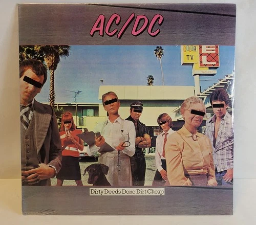 AC/DC - Dirty Deeds Done Dirt Cheap LP - 1981 Press - Hard Rock - SEALED COPY