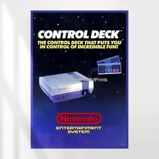NES POSTER Nintendo Entertainment System Game Advert Advertising Art A4 A3 A2 A1