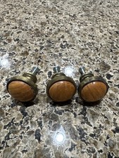 Vintage 36 Drawer Cabinet Pull Solid Brass Wood Canada CK-2515 Pulls