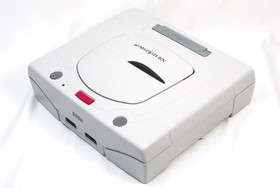 Sega Saturn White Console HST-3220 w/ Box Controller Matching Serial Tested
