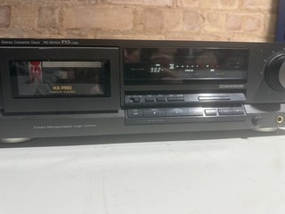 Technics stereo cassette deck RS BX404. Tested and working.